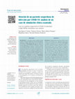 Research paper thumbnail of Care of a patient suspected of COVID-19 infection: a high fidelity simulation case analysis