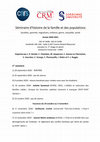 Research paper thumbnail of Séminaire d’histoire de la famille et des populations - Année 2020-2021