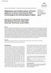 Research paper thumbnail of Adaptations and transformations of hunter-gatherers in forest environments: New archaeological and anthropological insights