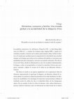 Research paper thumbnail of "Alimentos, consumo y familia: Una mirada global a la sociabilidad de la diáspora china"