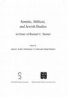 Research paper thumbnail of "Tree and Wood, Polysemy and Vagueness: Detangling the Branches of the Hebrew word עץ" in Semitic, Biblical, and Jewish Studies in Honor of Richard C. Steiner edited by Aaron J. Koller, Mordechai Z. Cohen and Adina Moshavi (Bialik and YU Press, 2020), 161*-184*