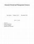 Research paper thumbnail of Analysis of Residential Segregation in Urban Maiduguri, Borno State, Nigeria