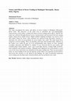 Research paper thumbnail of Nature and Effects of Street Trading in Maiduguri Metropolis, Borno State, Nigeria