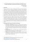 Research paper thumbnail of Teaching Methodology for International Relations and Political Science