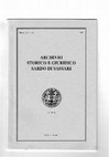 Research paper thumbnail of Note in tema di organizzazione e attività dei venaliciarii, in Archivio storico e giuridico sardo di Sassari 6, 1999 [ma 2003], pp. 99-130