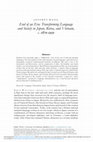 Research paper thumbnail of End of an Era: Transforming Language and Society in Japan, Korea, and Vietnam, c. 1870-1950