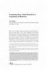 Research paper thumbnail of Translating Race: Simin Daneshvar’s Negotiation of Blackness