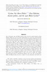 Research paper thumbnail of 'Cyclone Not Above Politics' : East Pakistan, disaster politics, and the  Bhola Cyclone