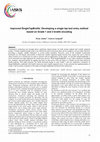 Research paper thumbnail of Improved SingleTapBraille: Developing a single tap text entry method based on Grade 1 and 2 braille encoding