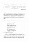 Research paper thumbnail of From 'Imitation' to 'Spectacle': An Overview of the Form of Tragedy from Classical to Contemporary