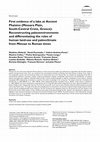 Research paper thumbnail of First evidence of a lake at Ancient Phaistos (Messara Plain, South-Central Crete, Greece): Reconstructing paleoenvironments and differentiating the roles of human land-use and paleoclimate from Minoan to Roman times