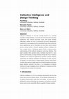 Research paper thumbnail of Collective Intelligence and Design Thinking