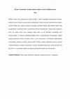 Research paper thumbnail of Özenli Vatandaşlık: Feminist Bakım Etiğini Yeniden Politikleştirmek