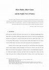 Research paper thumbnail of Pierre Hadot, Albert Camus and the Orphic View of Nature