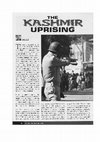 Research paper thumbnail of THE KASHMIR UPRISING