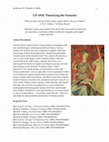 Research paper thumbnail of Syllabus for "Theorizing the Fantastic" [Graduate Course]