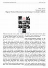 Research paper thumbnail of Migrant Workers Discourse by Amrit Gangar from Facebook to Ebook a review by Meenakshi Shedde