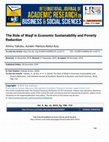 Research paper thumbnail of The Role of Waqf in Economic Sustainability and Poverty Reduction