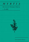 Research paper thumbnail of ESPAÑA-CHAMORRO, S. (2020), “Minima Epigraphica Auctionum (2019). La urna de Cneus Lucretius Hermadioni”, Myrtia 35, 447-450