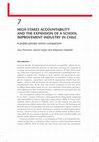 Research paper thumbnail of High-stakes accountability and the expansion of a school improvement industry in Chile: A public-private sector comparison