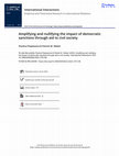 Research paper thumbnail of Amplifying and nullifying the impact of democratic sanctions through aid to civil society