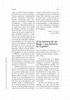 Research paper thumbnail of ¿Una historia de un linaje o una historia de España?