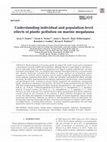 Research paper thumbnail of Understanding individual and population-level effects of plastic pollution on marine megafauna