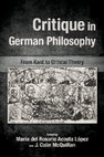 Research paper thumbnail of Critique in German Philosophy: From Kant to Critical Theory