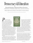 Research paper thumbnail of Essential reading on education reform dynamics: A book review of Philanthropy, hidden strategy, and collective resistance