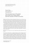 Research paper thumbnail of The Curricular Canon of Twentieth- and Twenty-First Century British and Irish Literature at Polish Universities