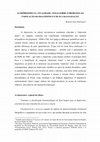 Research paper thumbnail of AS DEPRESSÕES NA ATUALIDADE: NOTAS SOBRE O PROBLEMA DA UNIFICAÇÃO DO DIAGNÓSTICO E DE SUA BANALIZAÇÃO