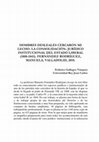 Research paper thumbnail of HOMBRES DESLEALES CERCARON MI LECHO. LA CONSOLIDACIÓN-JURÍDICO INSTITUCIONAL DEL ESTADO LIBERAL (1808-1843). FERNÁNDEZ RODRÍGUEZ, MANUELA, VALLADOLID, 2018