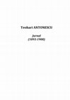 Research paper thumbnail of Teohari Antonescu, Jurnal