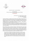 Research paper thumbnail of CfP "La fine del mondo, il mo(n)do della fine" (Università di Siena, 11-12/03/2020)