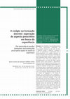 Research paper thumbnail of O estágio na formação docente: superação do aspecto prescritivo em busca da experiência