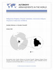 Research paper thumbnail of Indigenous Originary Peasant Autonomy (Autonomía Indígena Originaria Campesina) in Bolivia