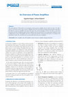 Research paper thumbnail of An Overview of Power Amplifiers