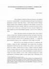 Research paper thumbnail of OS FUNDAMENTOS DO DIREITO DAS SUCESSÕES E A TENDÊNCIA DE "CONTRATUALIZAÇÃO" DA MATÉRIA1