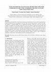 Research paper thumbnail of STUDY OF PUSHOVER ANALYSIS ON RC FRAMED STRUCTURE WITH UNDERGROUND STRUCTURE CONSIDERING THE EFFECTS OF SOIL STRUCTURE INTERACTION