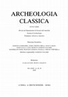 Research paper thumbnail of Archeologia Classica Vol. LXXI - n.s. II, 10, 2020