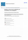 Research paper thumbnail of Mobility in urban events: walkability and accessibility in the Guelaguetza