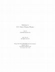 Research paper thumbnail of Solution to Francis F. Chen's Plasma Physics