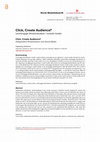 Research paper thumbnail of Click, Create Audience? Independent filmdistributors and Social Media