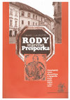 Research paper thumbnail of Rody starého Prešporka. Genealogický rozbor obyvateľstva a topografia mesta podľa súpisu z roku 1624.