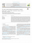 Research paper thumbnail of The value of coastal wetlands for storm protection in Australia