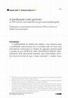 Research paper thumbnail of Hoff, Natali; Blanco, Ramon (2020) A Pacificação como Governo: As UPPs Cariocas como Dispositivos da Governamentalidade Global