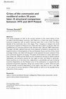 Research paper thumbnail of Crises of the communist and neoliberal orders 30 years later: A structural comparison between 1975 and 2019 Poland