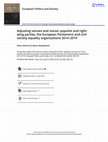 Research paper thumbnail of Adjusting venues and voices: populist and right-wing parties, the European Parliament and civil society equality organizations 2014-2019