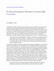 Research paper thumbnail of The Plot and the Argument: Philosophy as a Narrative Affair