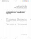 Research paper thumbnail of Actualités de la recherche sur l'agglomération secondaire pétrucore de Montignac-Lascaux (Dordogne)